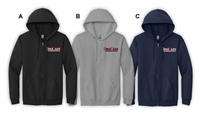 Spartans Gymnastics Fleece Full Zip Girls Logo