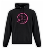 Shelley Shearer School of Dance ATC Fleece Hood Pink Logo