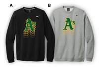 St. James A's Nike Fleece Crew A Logo