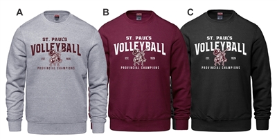 St. Paul's Volleyball Champions Fleece Crew