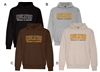 U of M Education KOI Fleece Hood Printed Logo