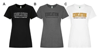 U of M Education KOI Cotton Ladies Tee