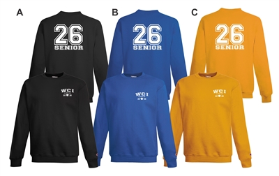 Warren Collegiate Grad Embroidered Champion Crew