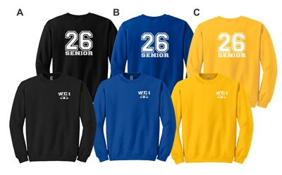 Warren Collegiate Grad Printed Fleece Crew