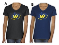 Wayoata School Ladies' V-Neck Tee