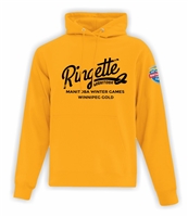 Ringette Manitoba Winnipeg Gold ATC Fleece Hood