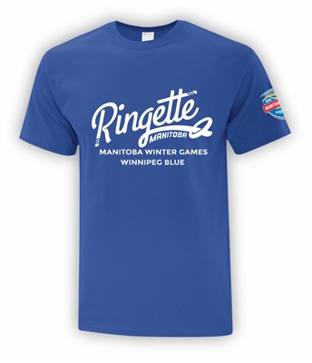 Ringette Manitoba Winnipeg Blue ATC Cotton Tee