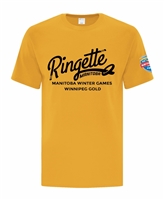 Ringette Manitoba Winnipeg Gold ATC Cotton Tee