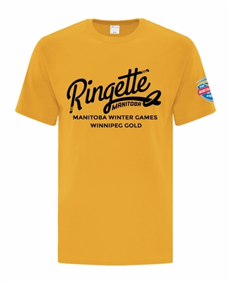 Ringette Manitoba Winnipeg Gold ATC Cotton Tee