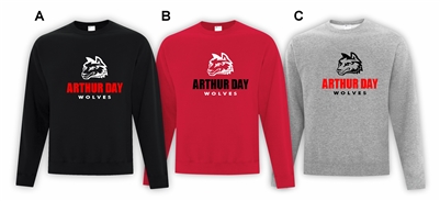 Arthur Day Wolves ATC Fleece Crew