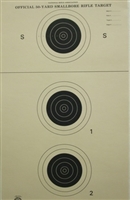 NRA Official Smallbore Rifle Target A-23/3 - Box of 250
