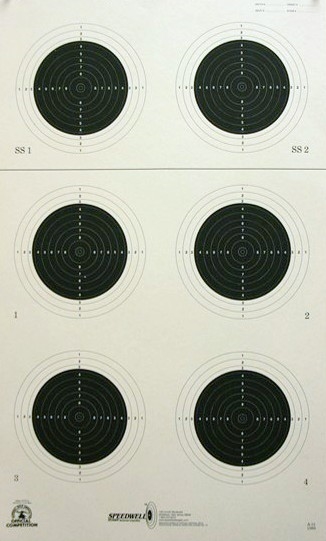 NRA Official Small bore Rifle Target  A-51 - Box of 250