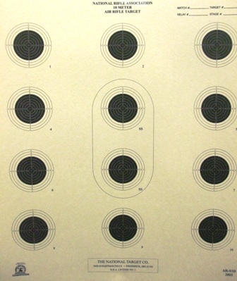 AR 5/10    10 Meter Air Rifle 12 Bulls