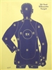 B21XRBL Target - Police Qualification Silhouette - Box of 200