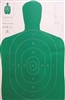 Official Police Qualification Silhouette B27E Economy Green Target - As low as $0.20