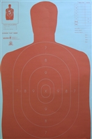 Official Police Qualification Silhouette B27EOR Target - Box of 200