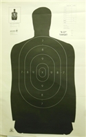 Official  Police Qualification Silhouette B27NS Target - Box of 200