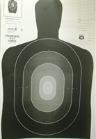 Official Police Qualification Silhouette B27PRO Target - Box of 200
