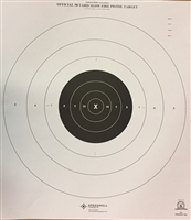 NRA Official Pistol Target  B-6P - 50 Yd Slow Fire - Box of 500