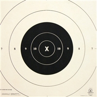 NRA Official Pistol Target  B-8 Repair Center Tag - 25 Yd Center - Box of 1000