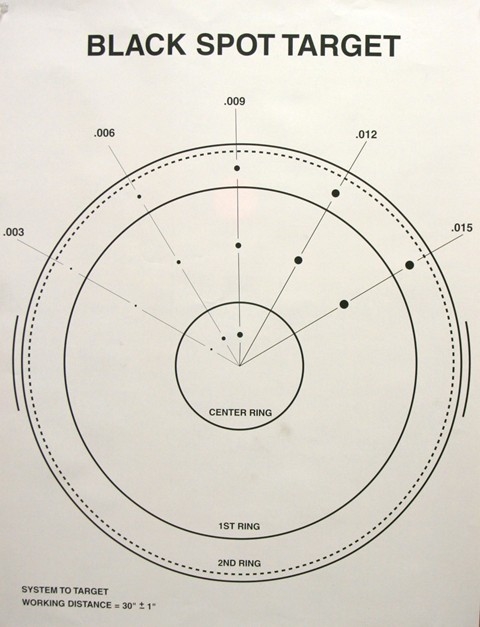 DOD Targets - DOD-BLACK SPOT - Box of 250