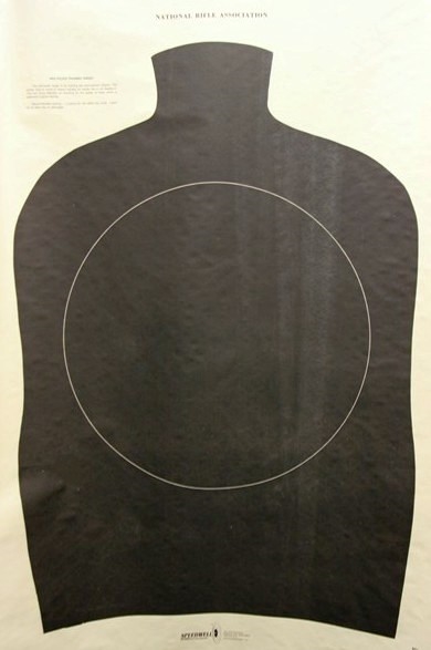 Torso Center Mass Silhouette Target - Box of 200