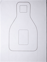 FBI-QIT 99 Center Mass (Only) Training Target - Box of 200