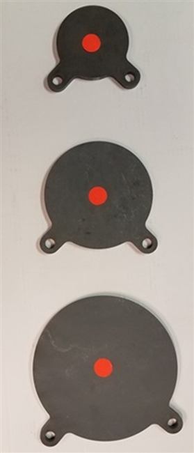 Gong Multi-Pack - 8", 6", & 4" - 3/8" AR 500 Steel Targets  - Box of 3