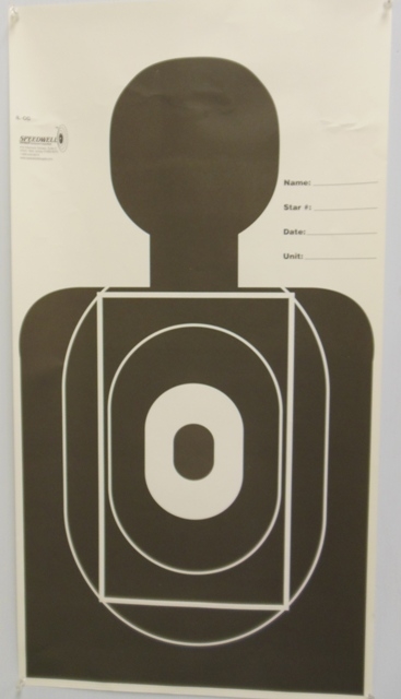 Cook County Custom Silhouette Training Target - Box of 200