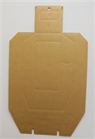 Official IPSC Cardboard Target w/ Slots and Holes