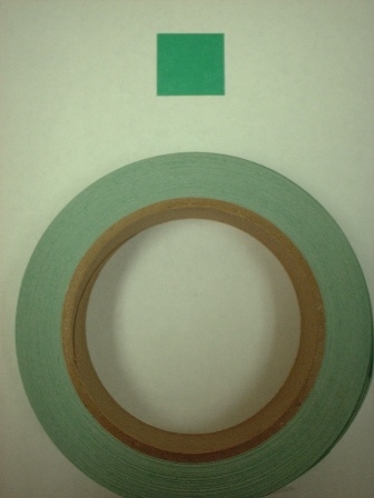 Target Repair Paster - Green Square - Roll of 1000