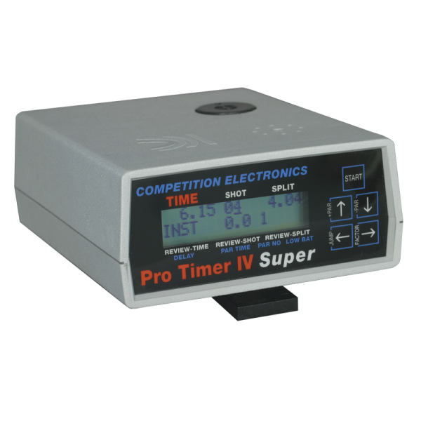 ProTimer IV Super can control turning targets, activate horn and light signals, record hits from steel targets