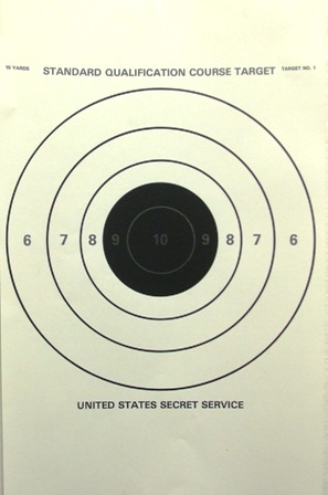 US Secret Service SQC1 - 15 Yd Target - Box of 500
