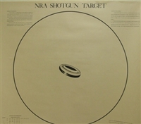 Official NRA Shotgun Patterning Target - Claybird - Box of 100