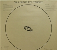 Official NRA Shotgun Patterning Target - Claybird - Box of 100 (ships in 2 boxes)