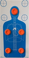 TQ-15 Anatomy Cardboard Target With Clay