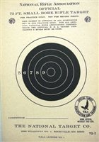 Official NRA TQ-2 - 75 Ft Smallbore Rifle Target  - Box of 1000