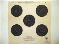 Official NRA TQ-3/5 - 50 Yd Smallbore Rifle Target - Box of 1000