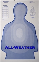 All-Weather - TRS II Blue Corrugated Target - Min 1,000 Units