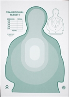 TSR-I DHS Green Transitional Silhouette Target - Box of 500