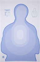 TSR-II DHS Blue Transitional Silhouette Target - Box of 200