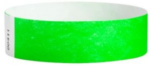 TyvekÂ® 3/4" Solid Color Wristbands-Medical Triage