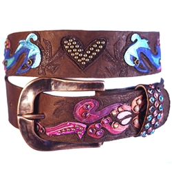 1 1/2 Carnival w/ Hammered Buckle