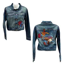 Koi Overlay Denim Jacket