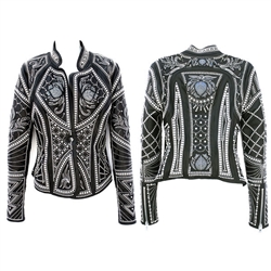 Victoria Embroidered Elements Jacket With Pearls