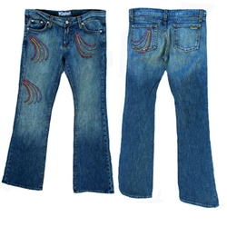 Catscratch denim jeans