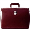 Jack Georges Elements Classic Leather Briefbag in Burgundy