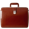 Jack Georges Elements Classic Leather Briefbag in Cognac