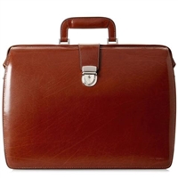 Jack Georges Elements Classic Leather Briefbag in Cognac