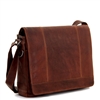 Jack Georges Voyager Full Size Messenger Bag in Brown